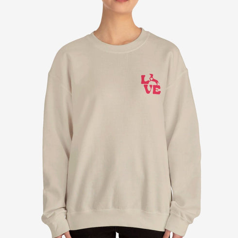 Dachshund Sweatshirt for Women - Dachshund Love Sweatshirt